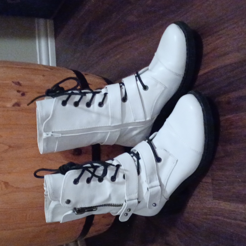 Carlos by Carlos Santana Combat Boots - 7 - Picture 12 of 15
